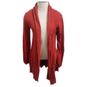 CT1915 Ethyl Long Sleeve Red Open Cardigan L